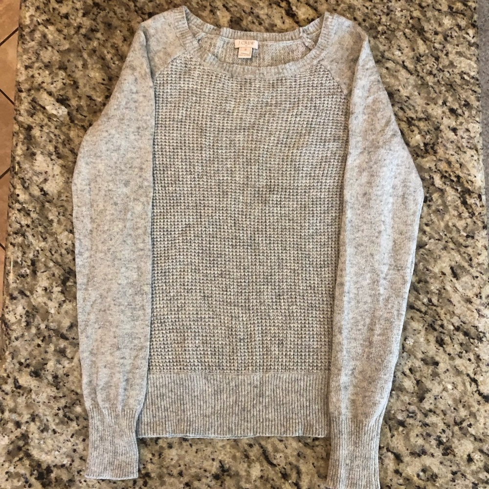 Women's J. Crew Knit Style Grey Sweater, Size Small